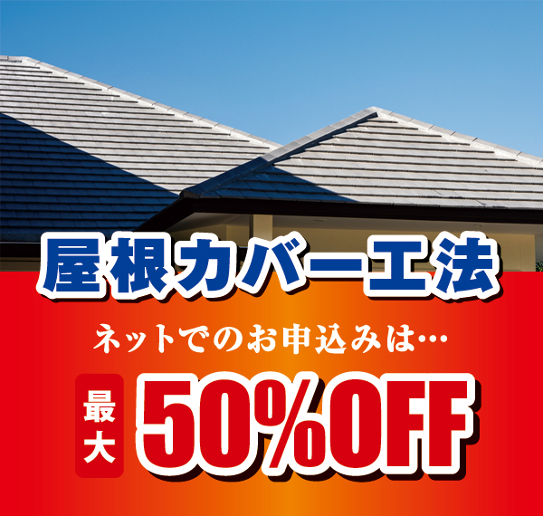 屋根カバー工法 重ね葺き 屋根修理プロ 東京 神奈川 横浜 千葉 埼玉 ネット申込み最大50 オフ