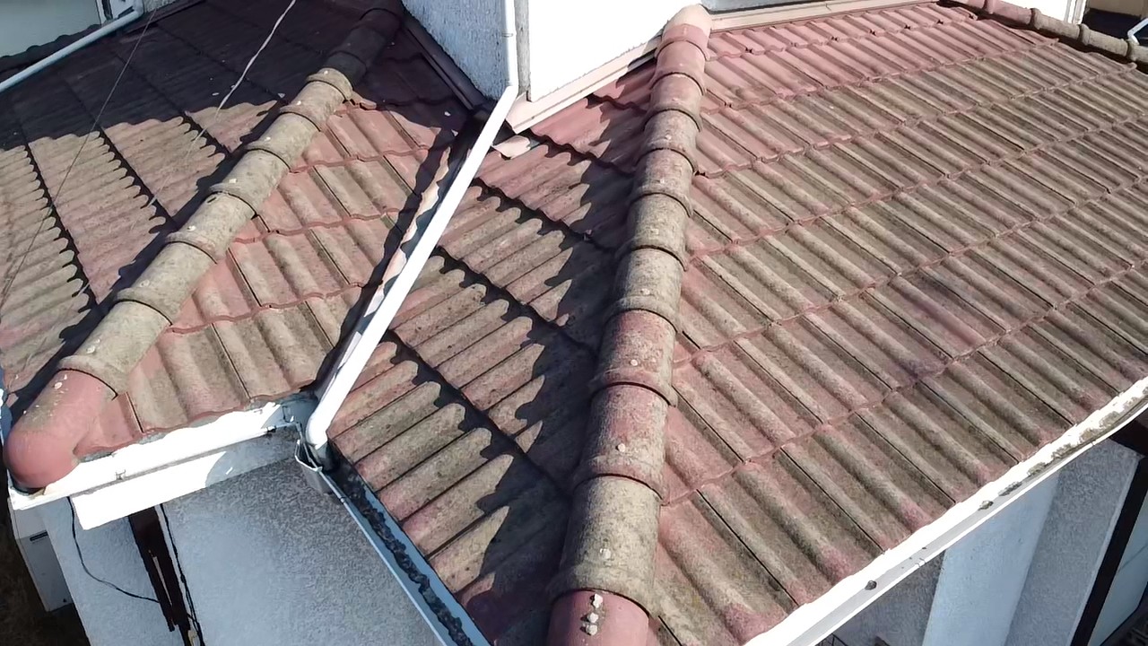 セメント瓦屋根 セメント瓦屋根