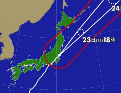 2002台風21号