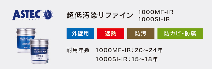 超低汚染リファイン 1000MF-IR/1000Si-IR
